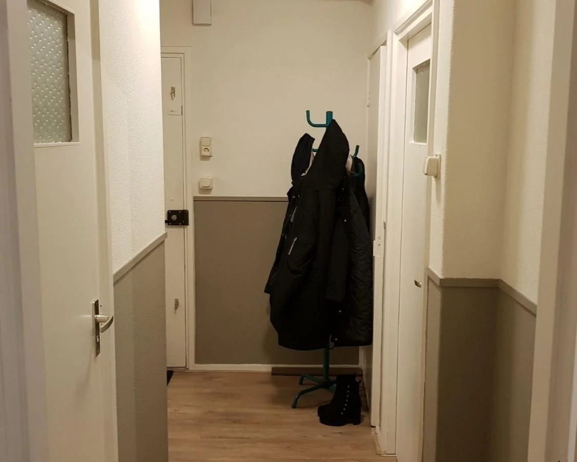 geblurde versie van de foto als achtergrond