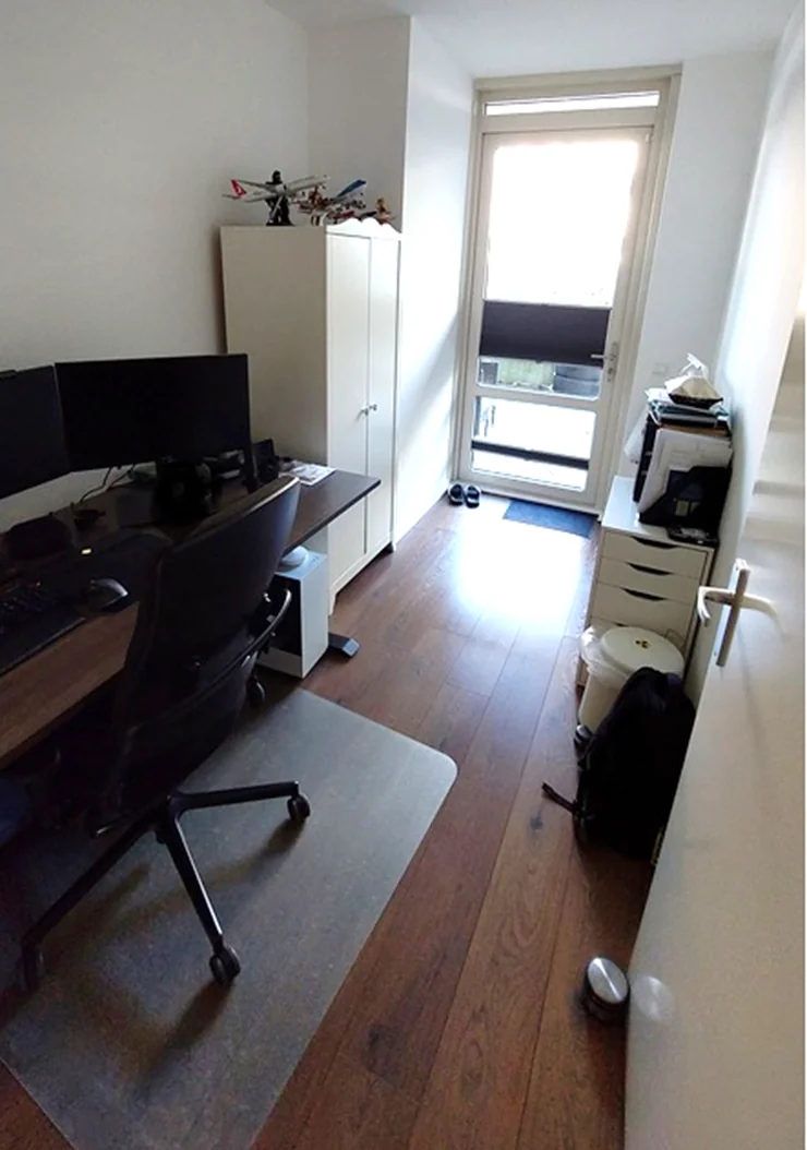 geblurde versie van de foto als achtergrond