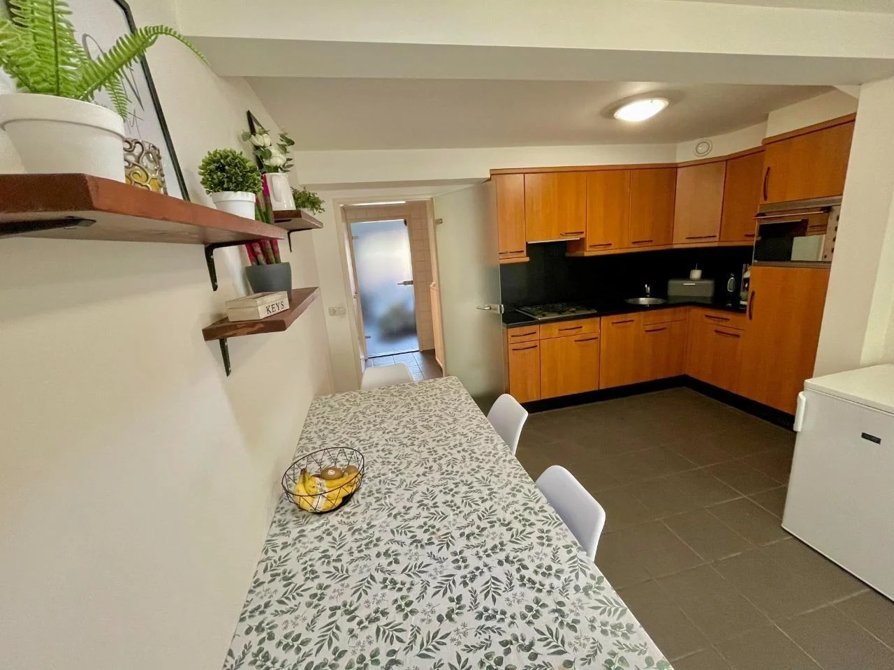 geblurde versie van de foto als achtergrond