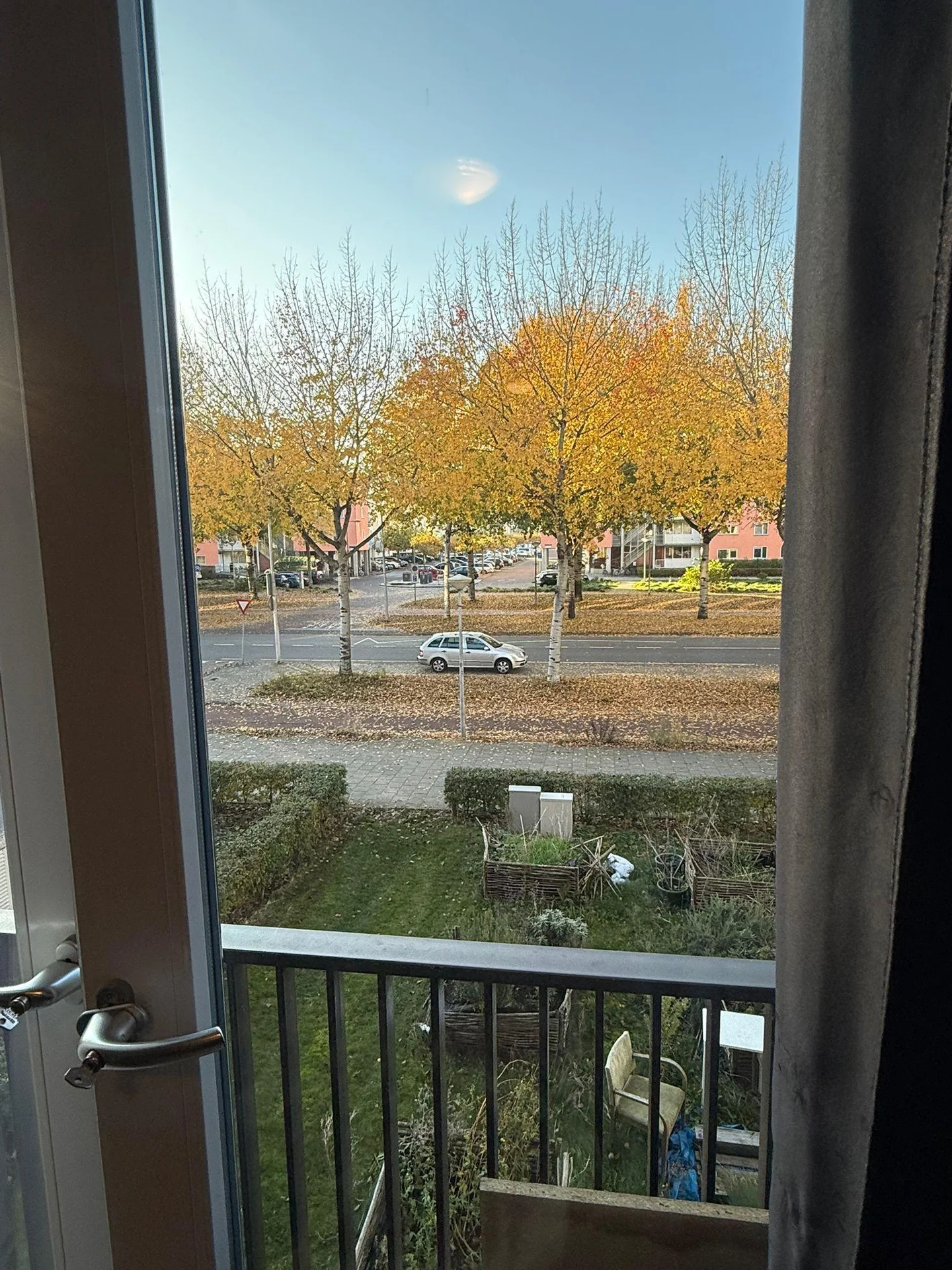 geblurde versie van de foto als achtergrond