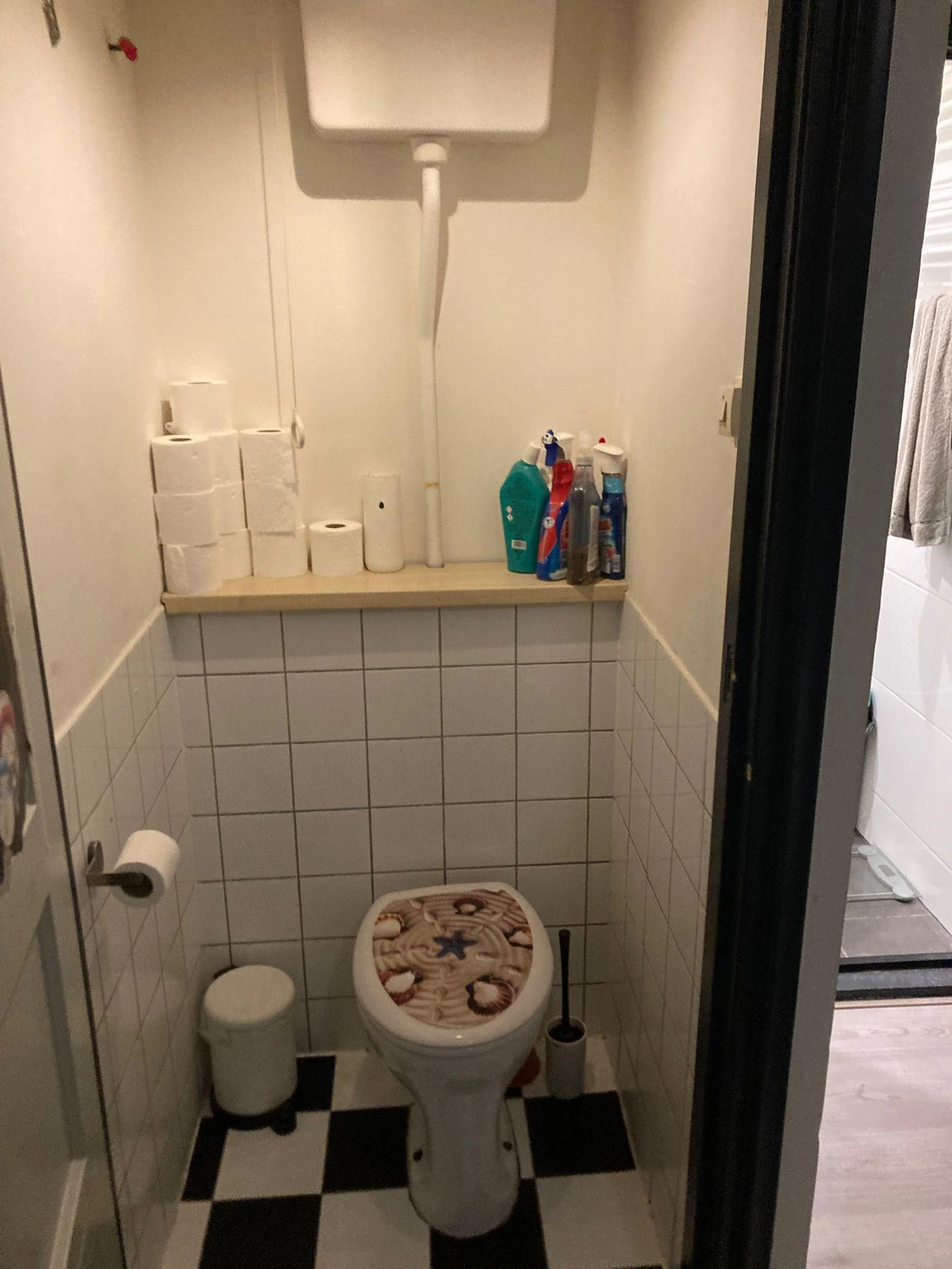 geblurde versie van de foto als achtergrond