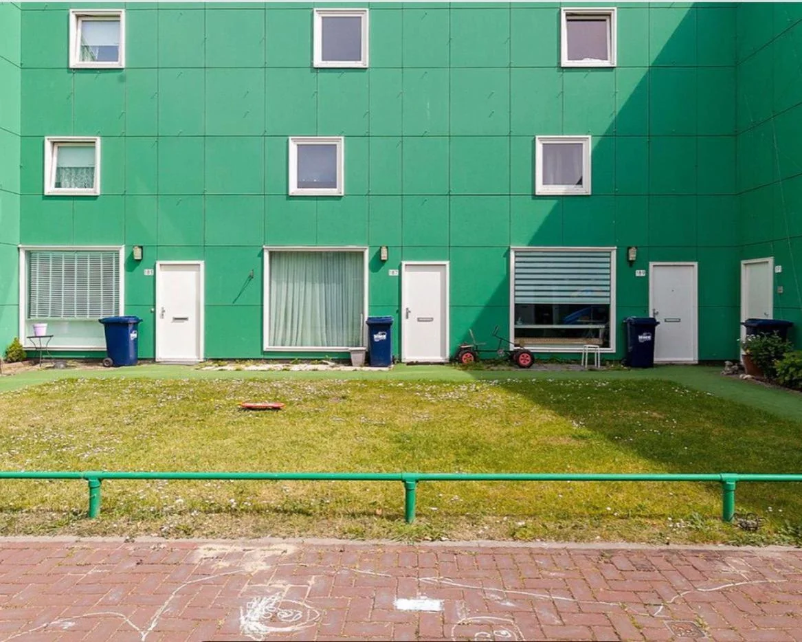 geblurde versie van de foto als achtergrond