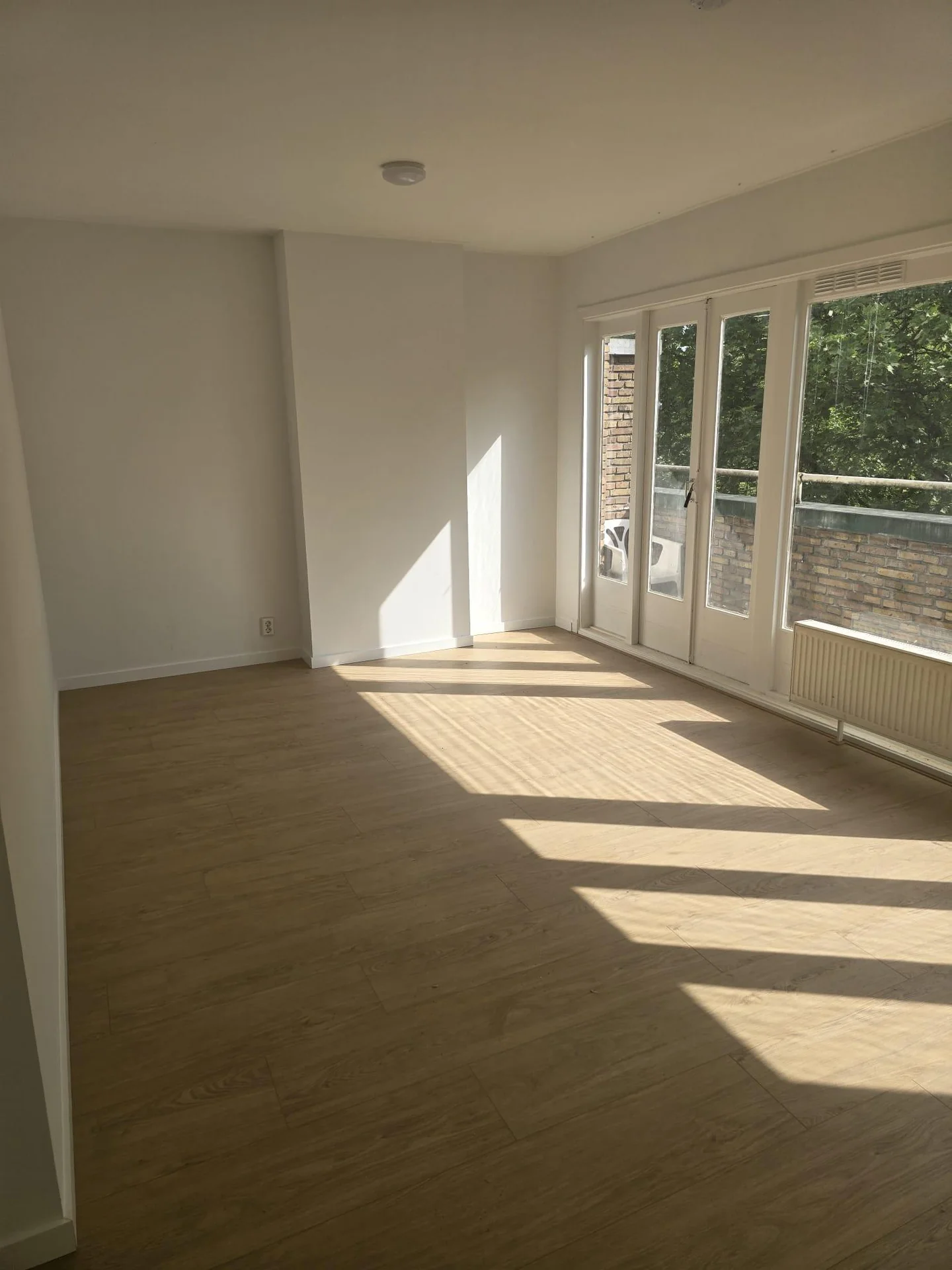 geblurde versie van de foto als achtergrond