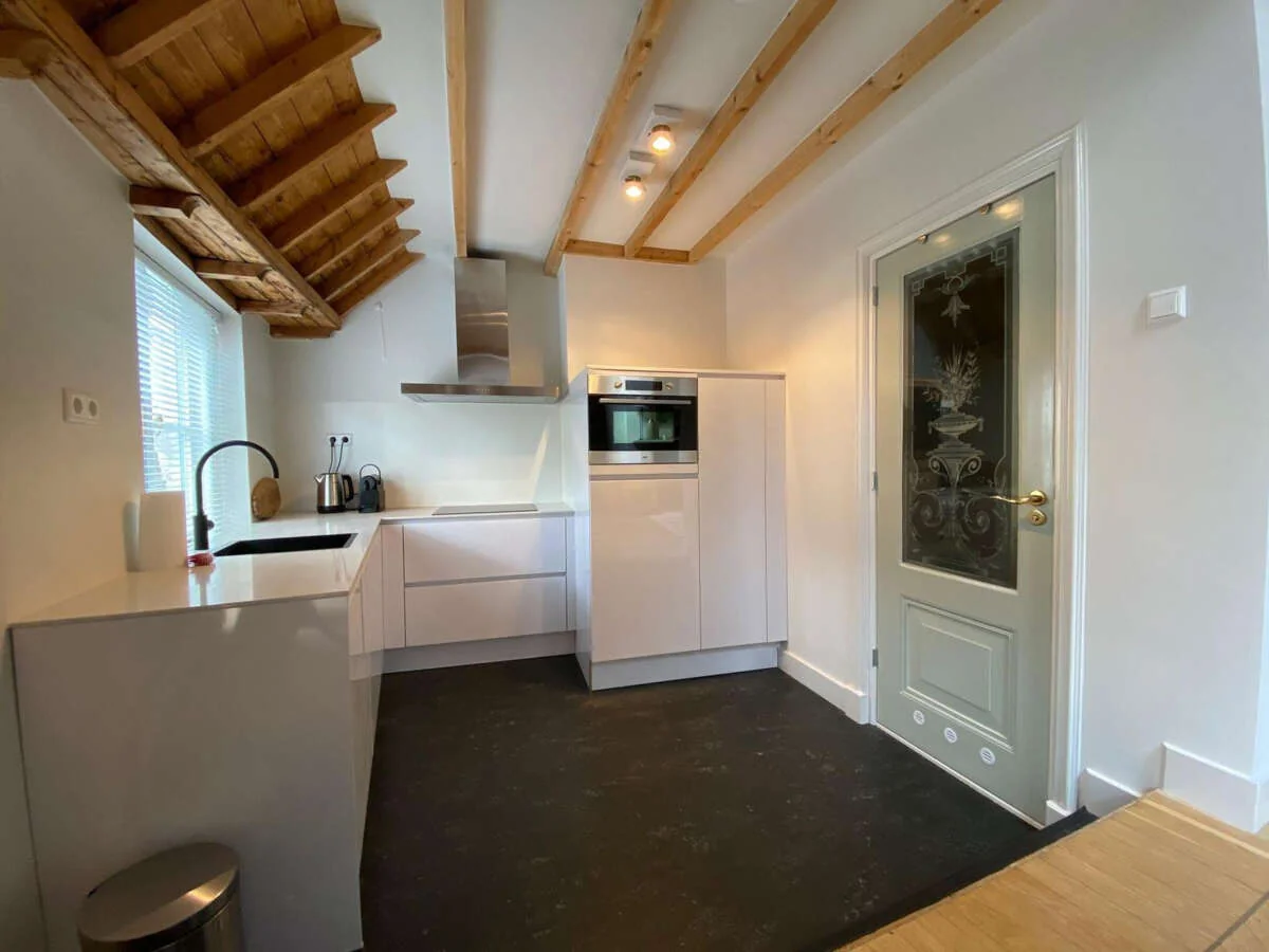 geblurde versie van de foto als achtergrond