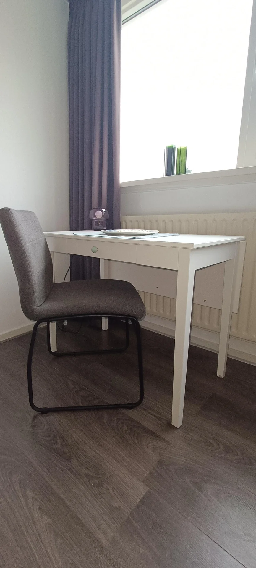 geblurde versie van de foto als achtergrond