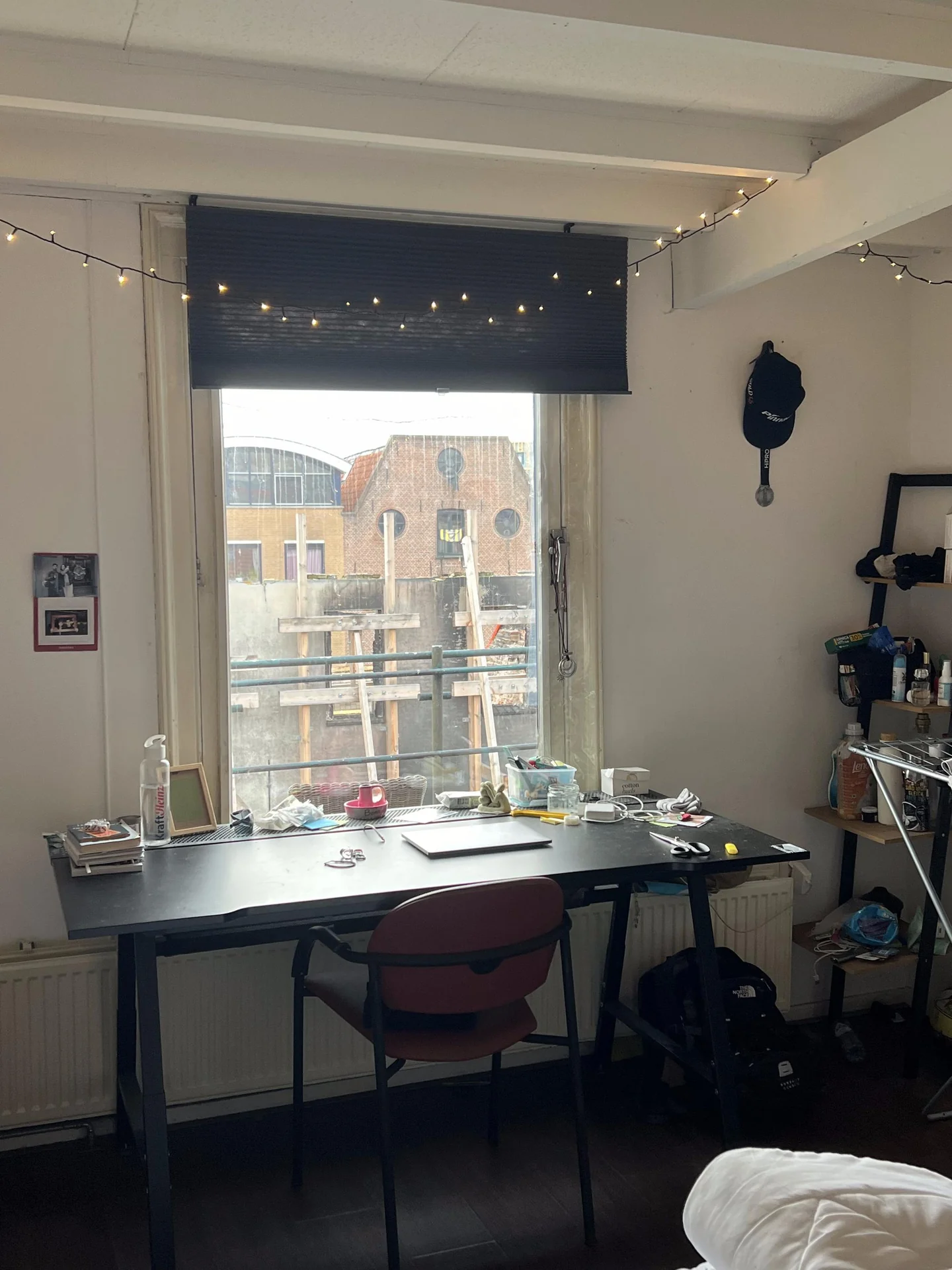 geblurde versie van de foto als achtergrond