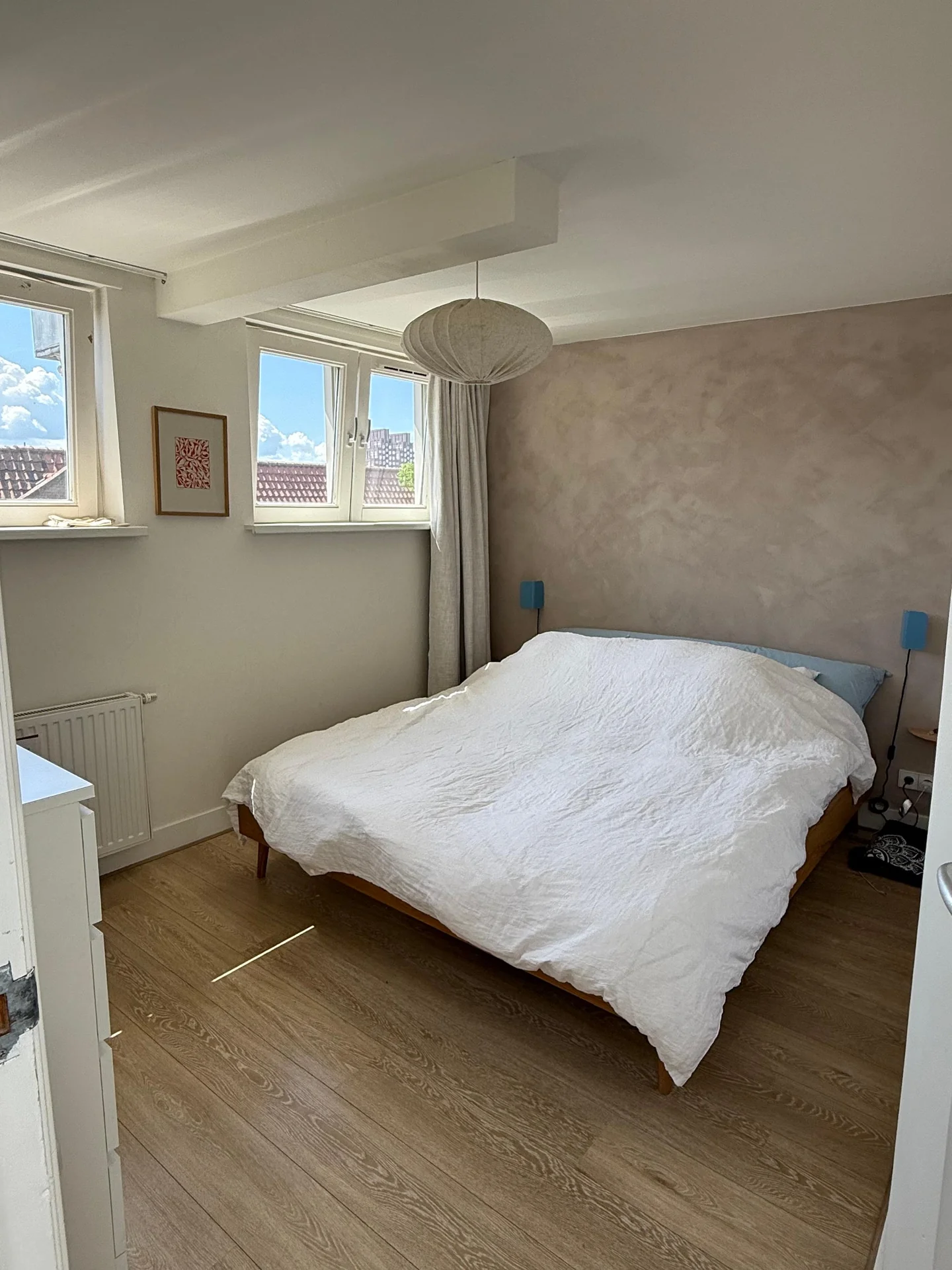 geblurde versie van de foto als achtergrond