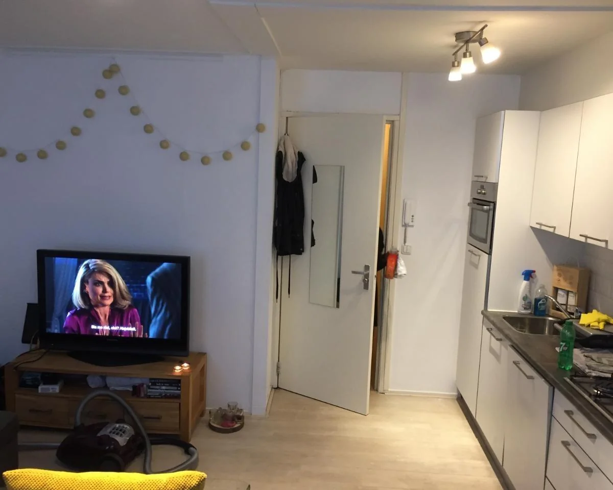 geblurde versie van de foto als achtergrond