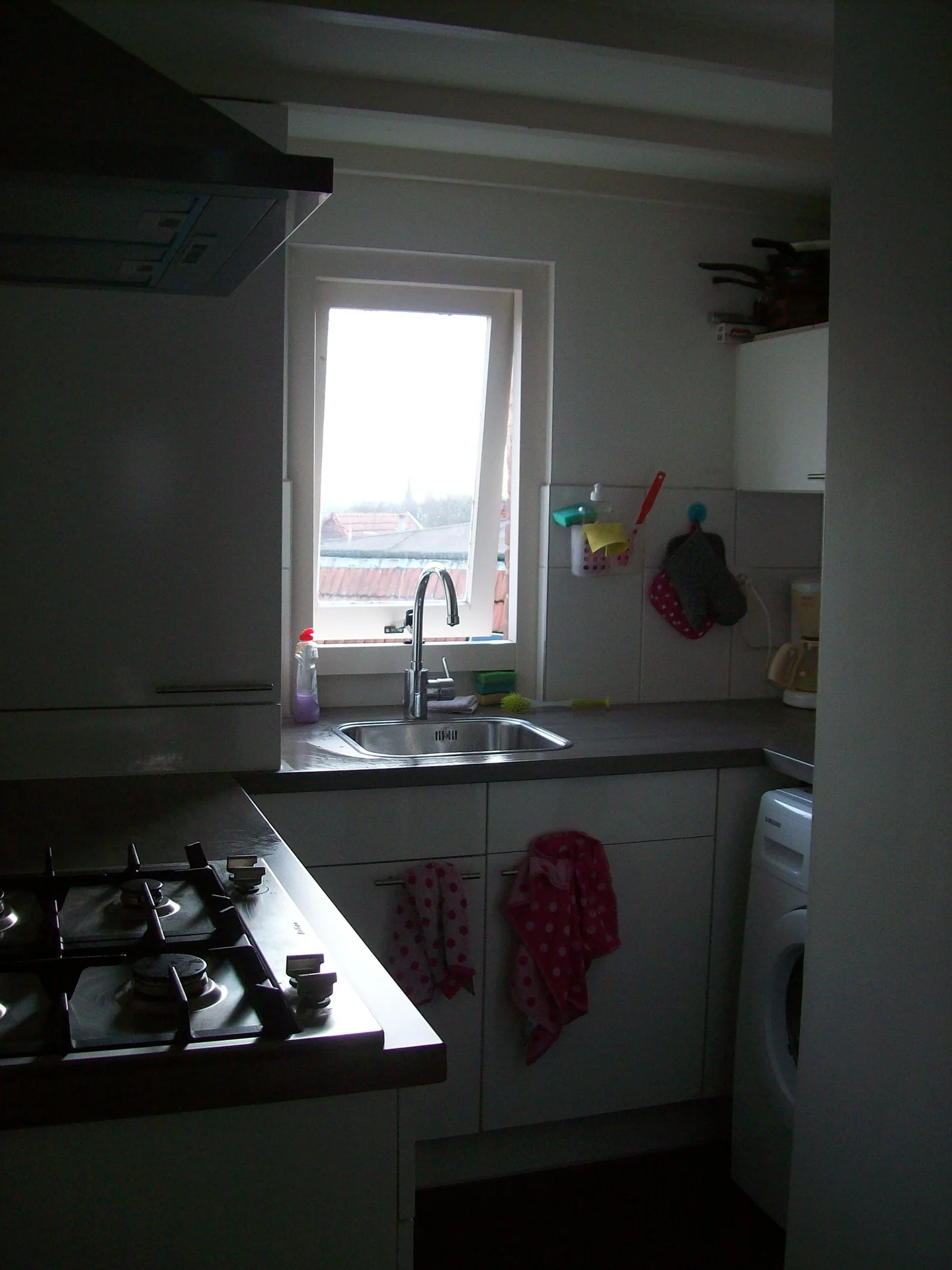 geblurde versie van de foto als achtergrond