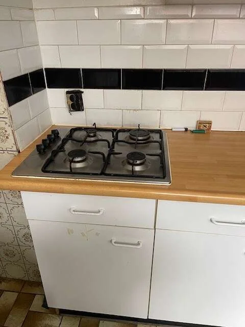 geblurde versie van de foto als achtergrond