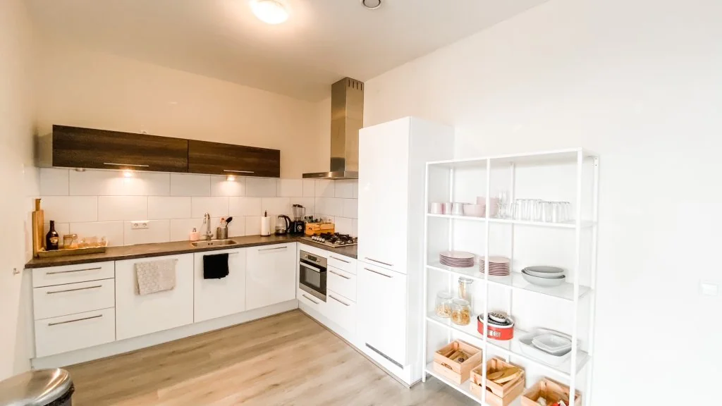 geblurde versie van de foto als achtergrond