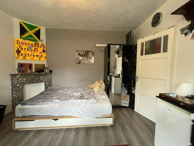 geblurde versie van de foto als achtergrond