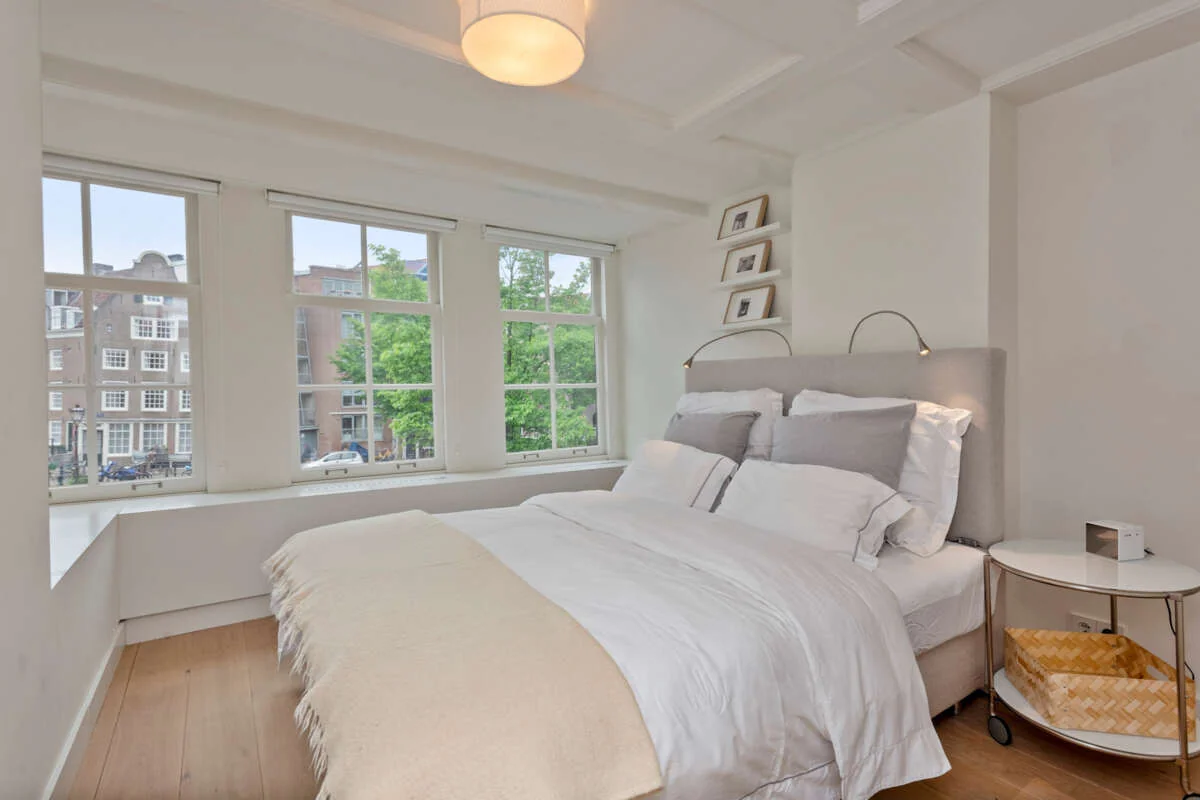 geblurde versie van de foto als achtergrond