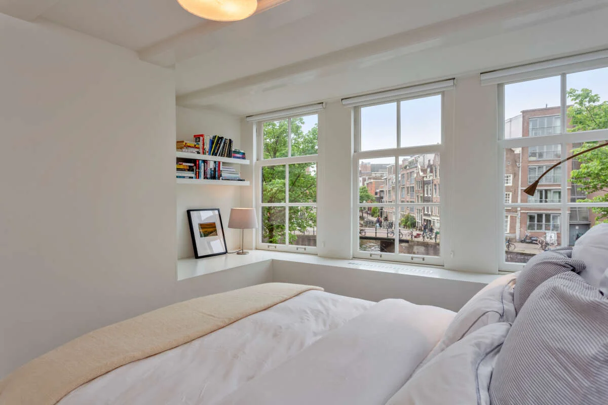 geblurde versie van de foto als achtergrond