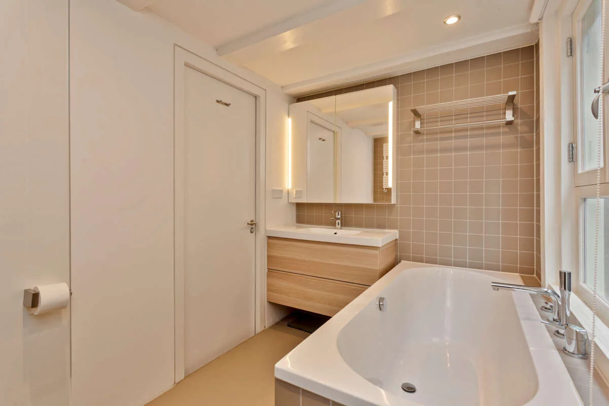 geblurde versie van de foto als achtergrond