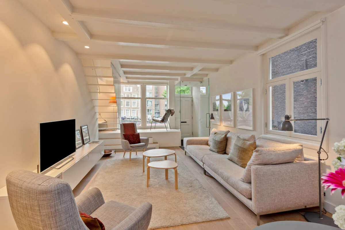 geblurde versie van de foto als achtergrond