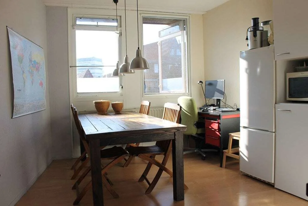 geblurde versie van de foto als achtergrond