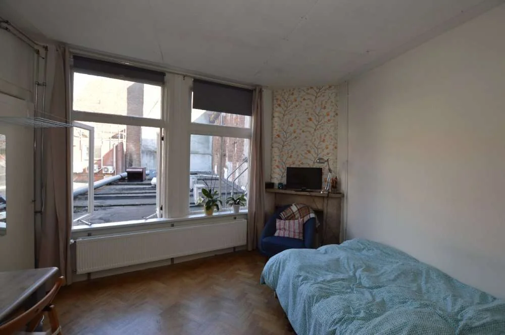 geblurde versie van de foto als achtergrond