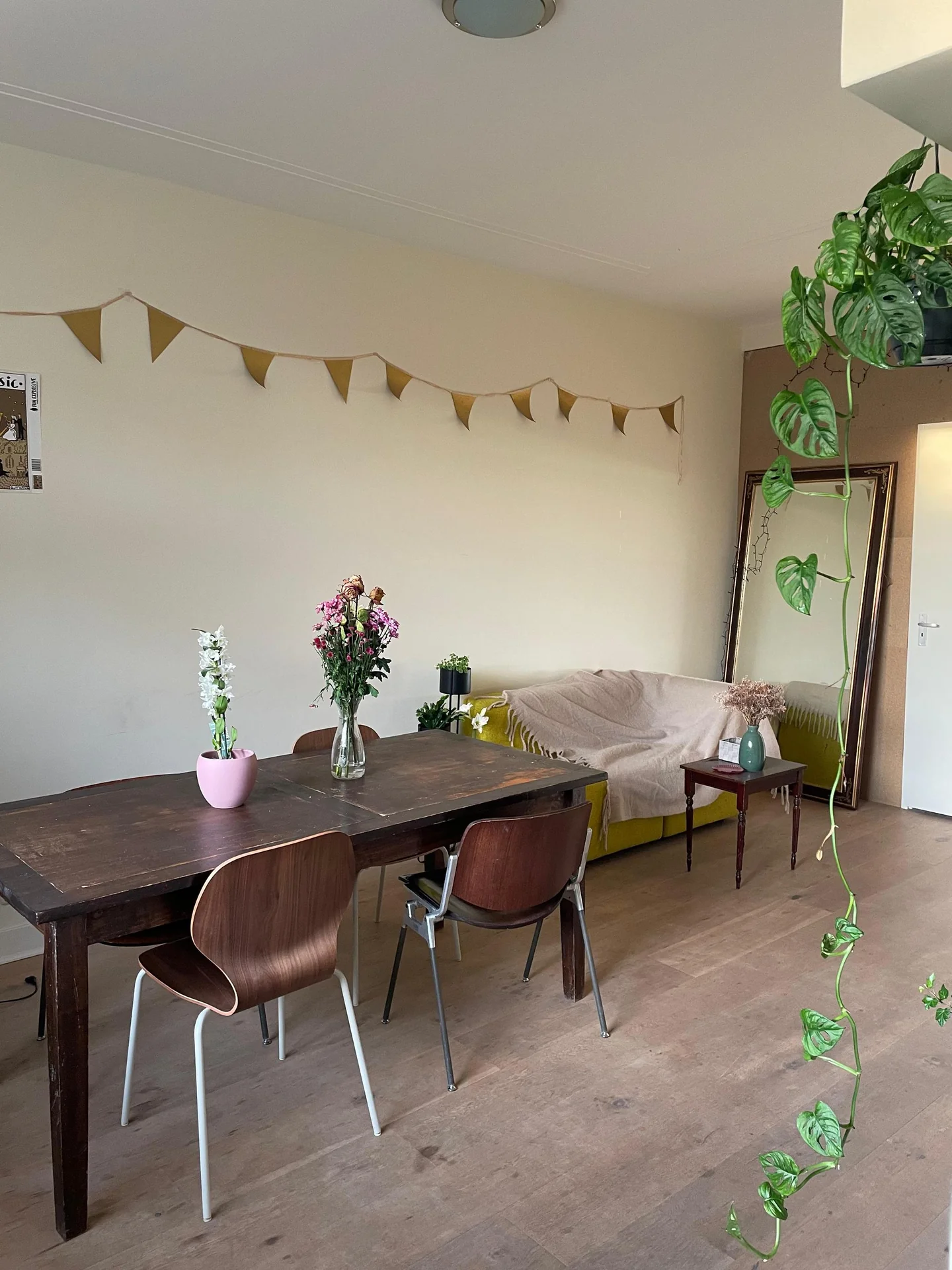 geblurde versie van de foto als achtergrond