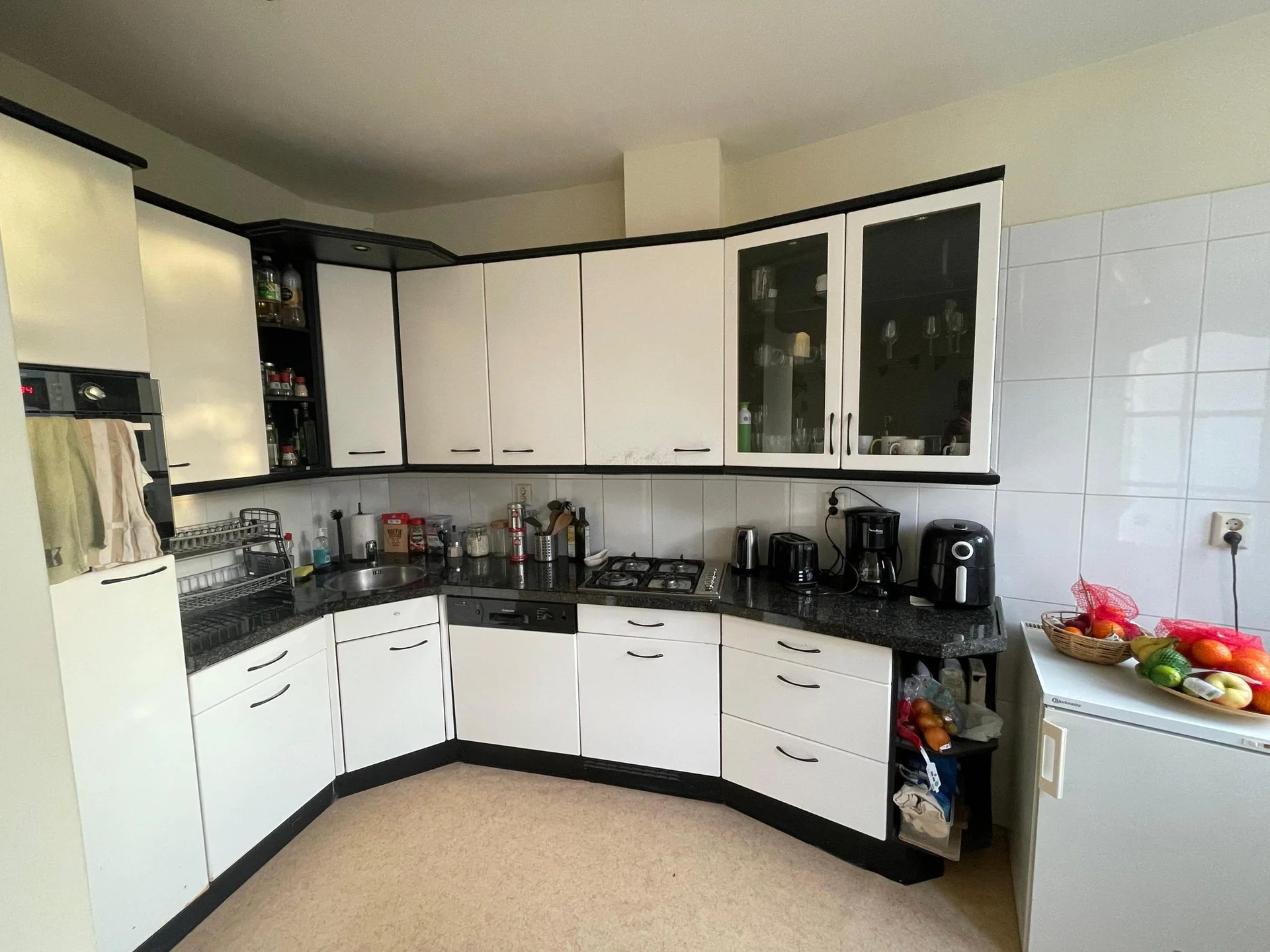 geblurde versie van de foto als achtergrond