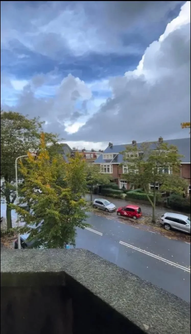 geblurde versie van de foto als achtergrond