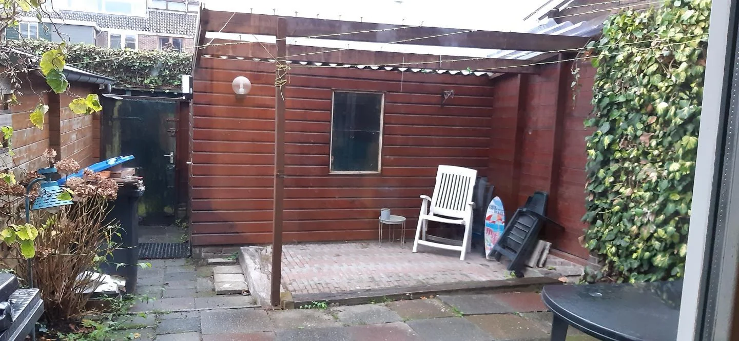 geblurde versie van de foto als achtergrond