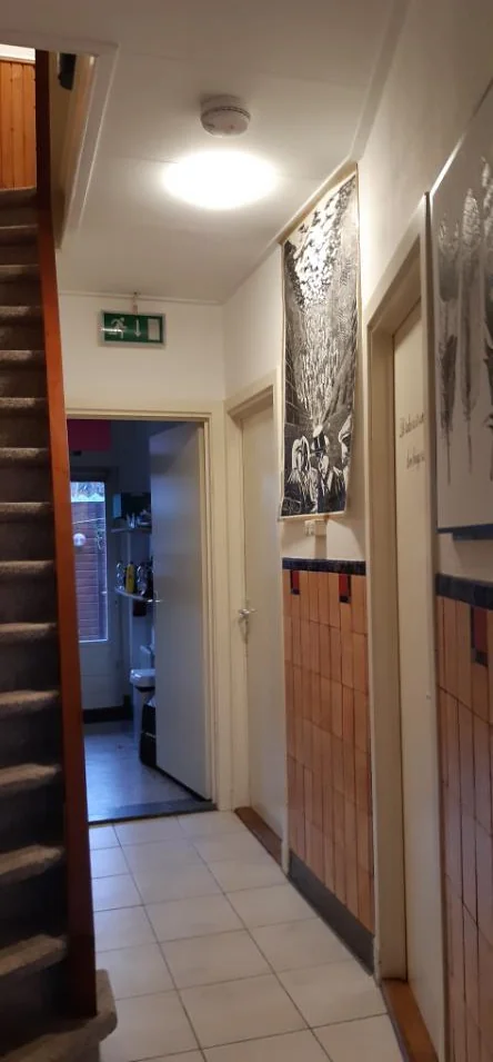 geblurde versie van de foto als achtergrond