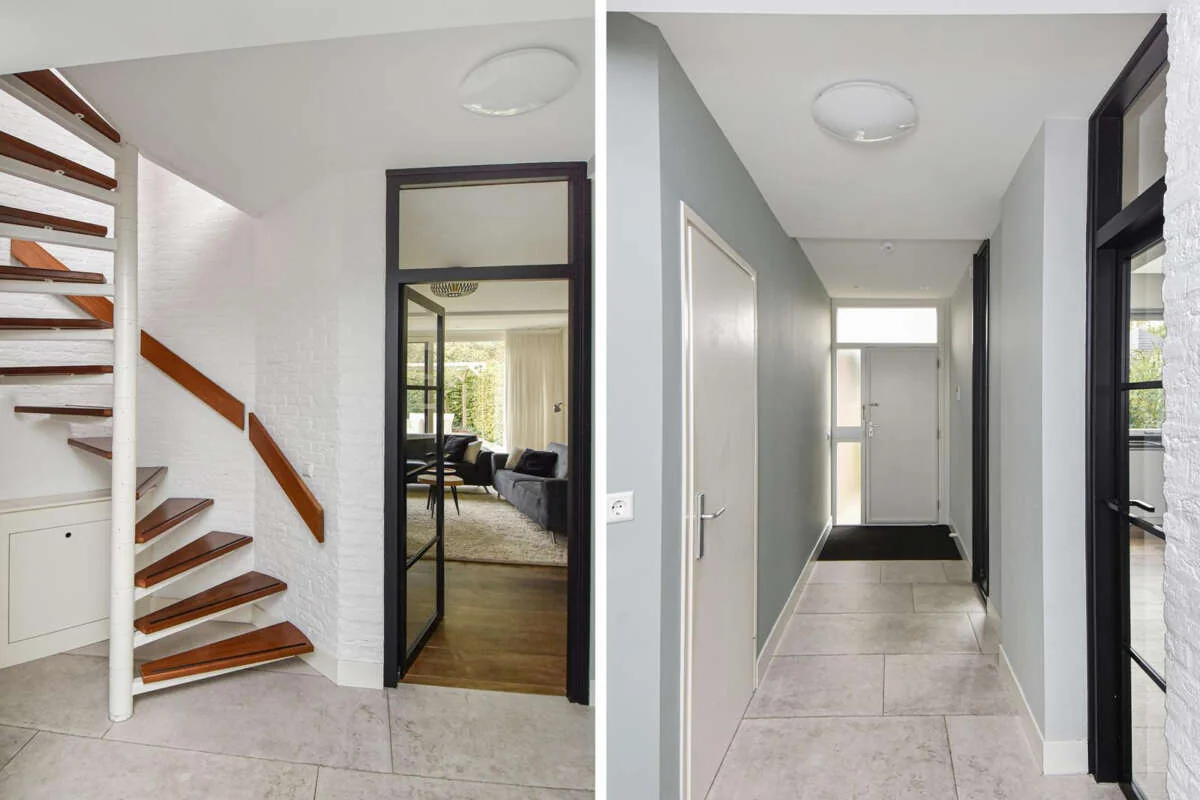 geblurde versie van de foto als achtergrond