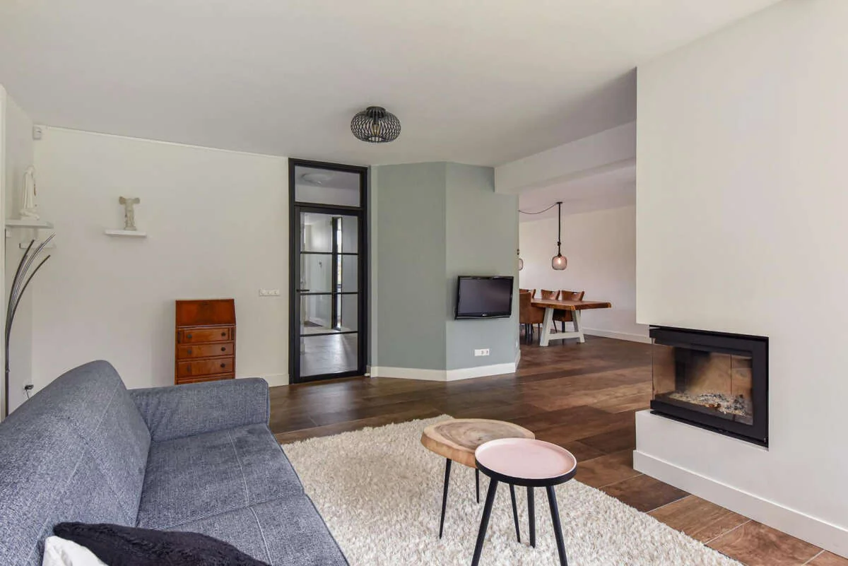 geblurde versie van de foto als achtergrond