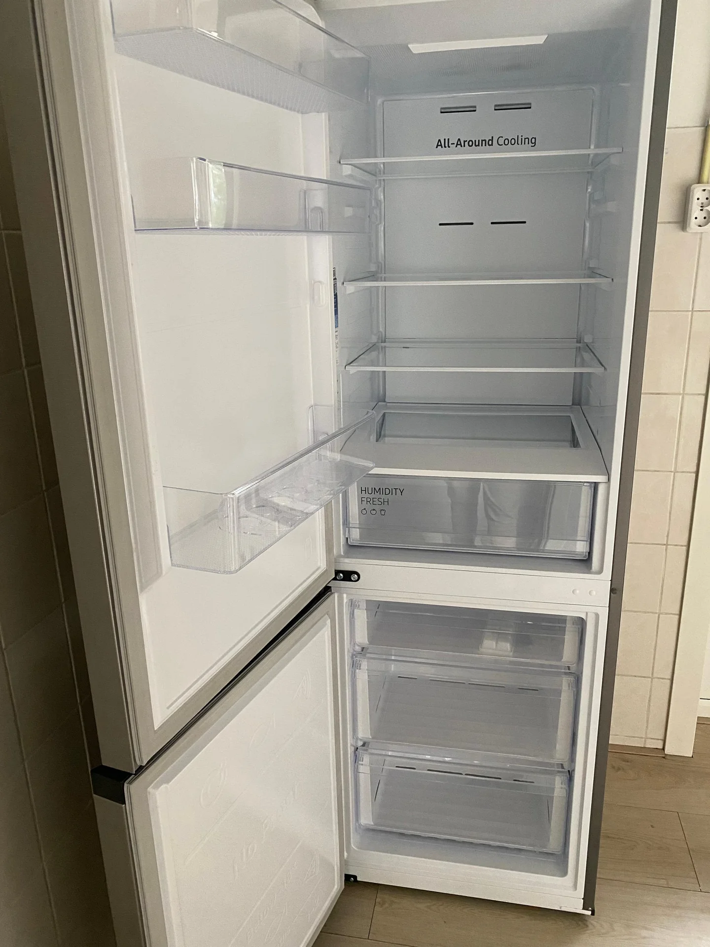 geblurde versie van de foto als achtergrond