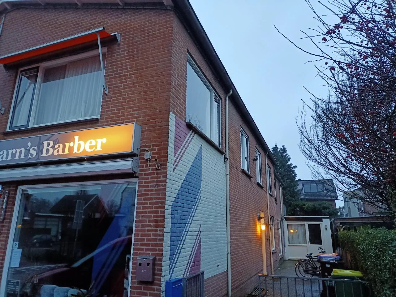 geblurde versie van de foto als achtergrond