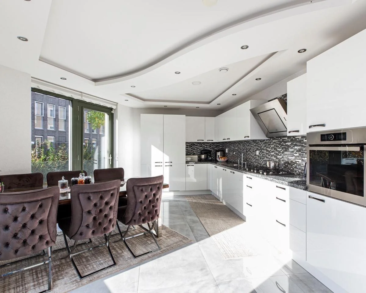 geblurde versie van de foto als achtergrond