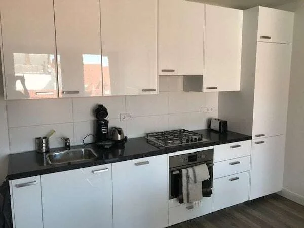 geblurde versie van de foto als achtergrond