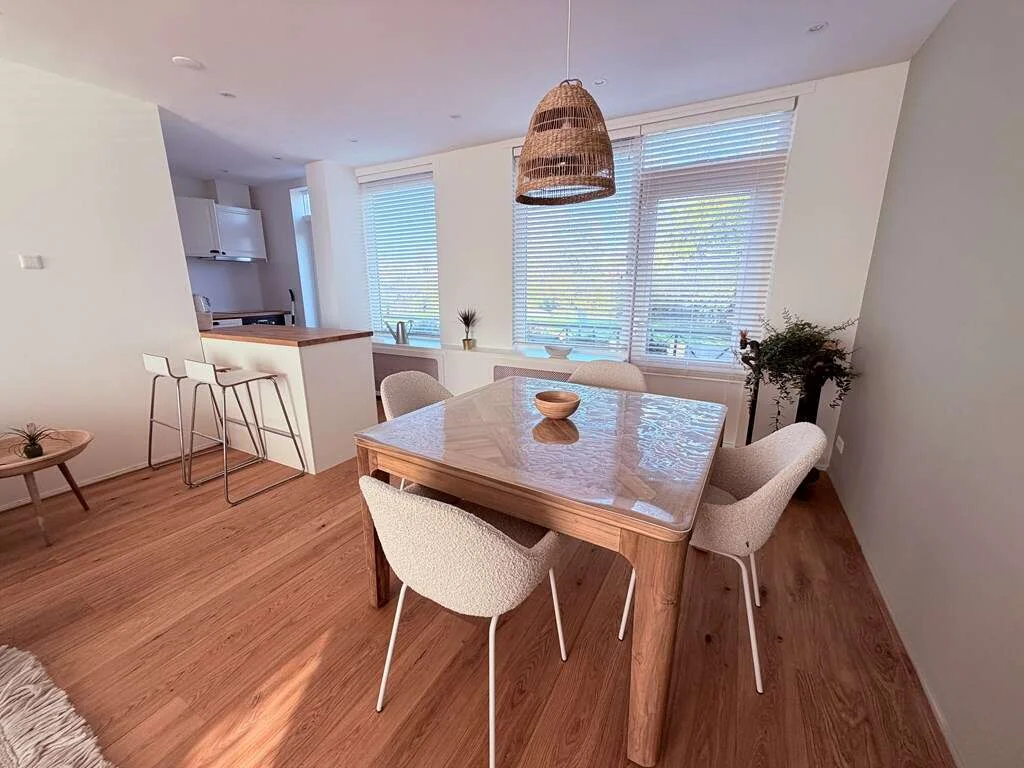 geblurde versie van de foto als achtergrond