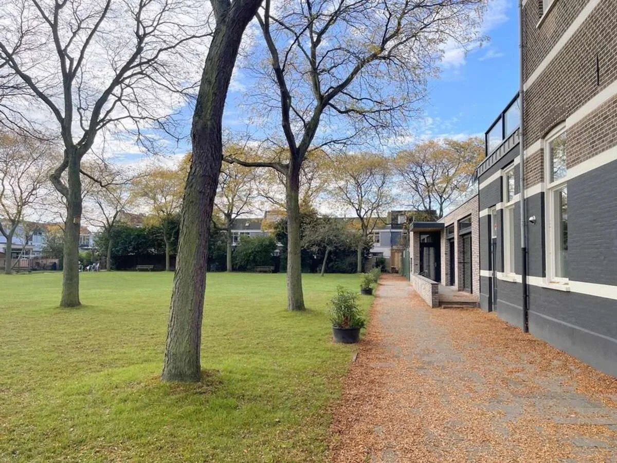 geblurde versie van de foto als achtergrond