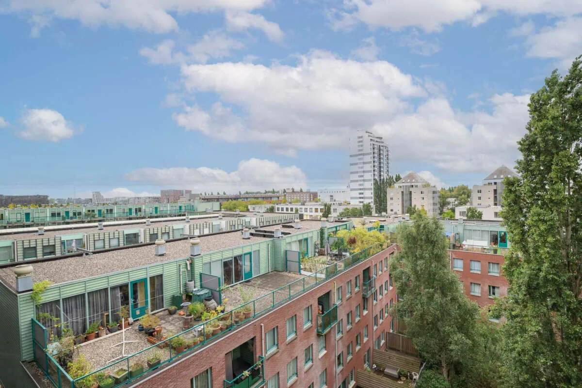 geblurde versie van de foto als achtergrond