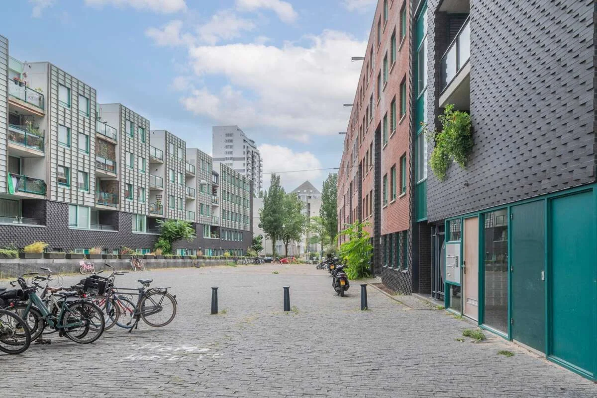 geblurde versie van de foto als achtergrond