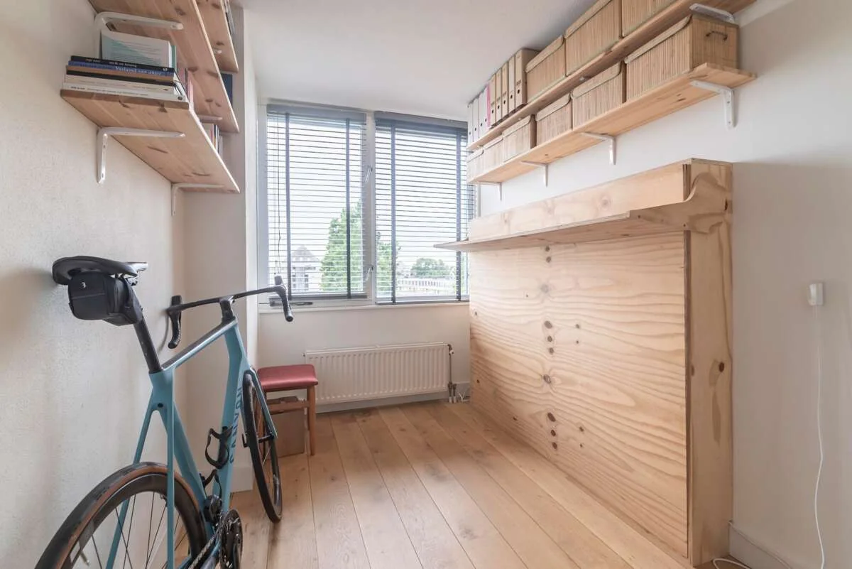 geblurde versie van de foto als achtergrond