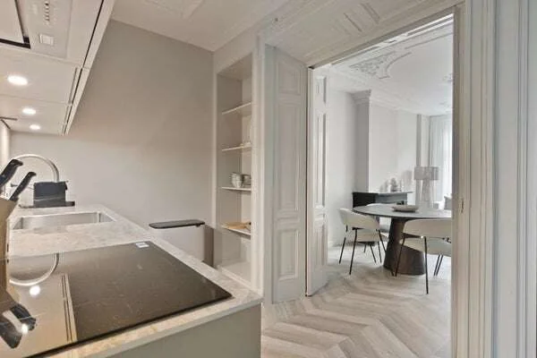 geblurde versie van de foto als achtergrond