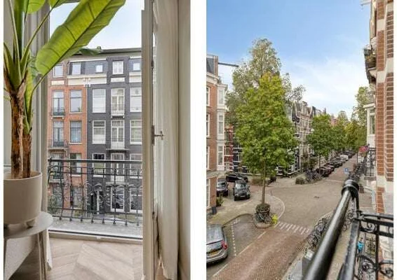 geblurde versie van de foto als achtergrond