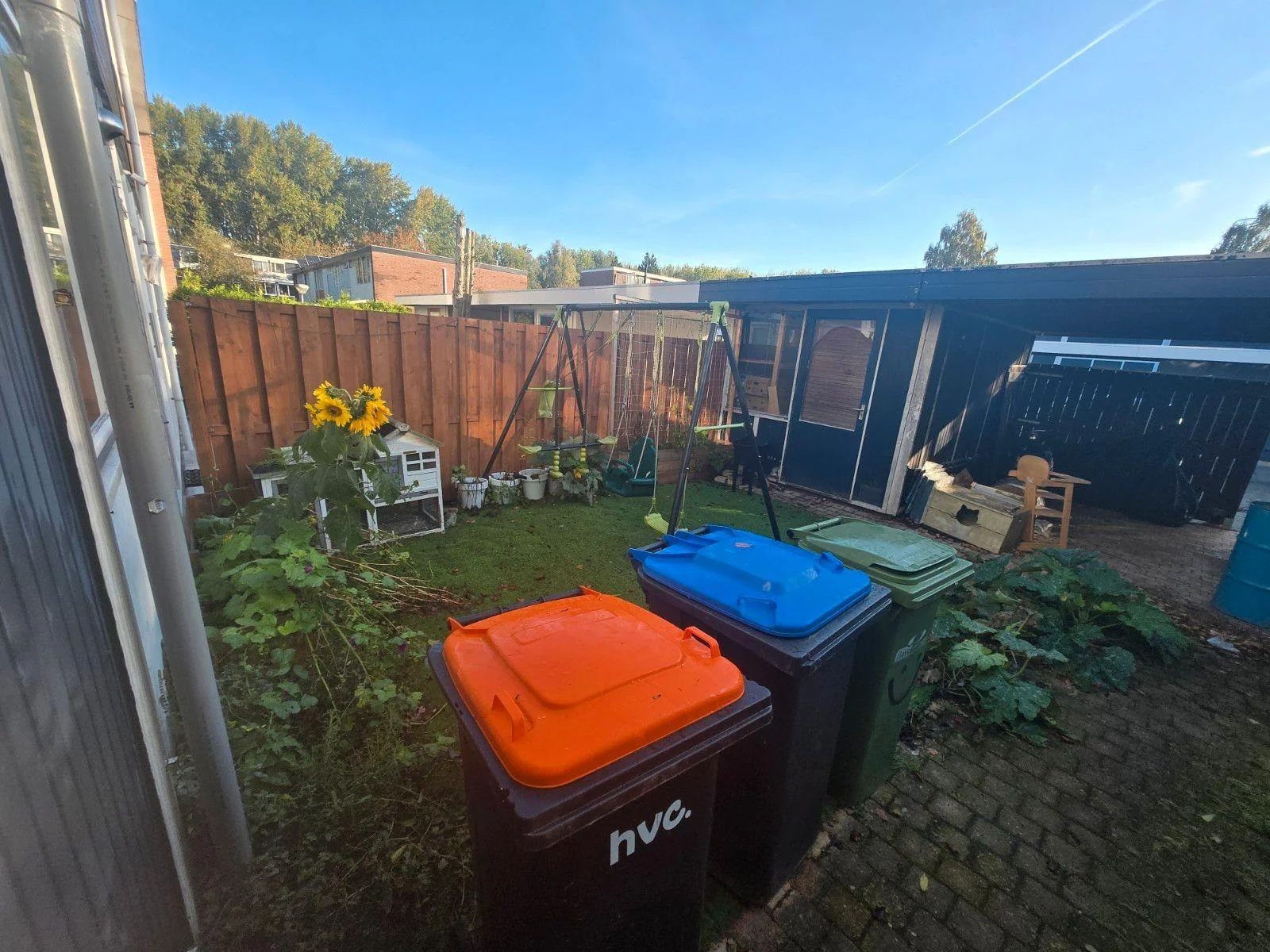 geblurde versie van de foto als achtergrond