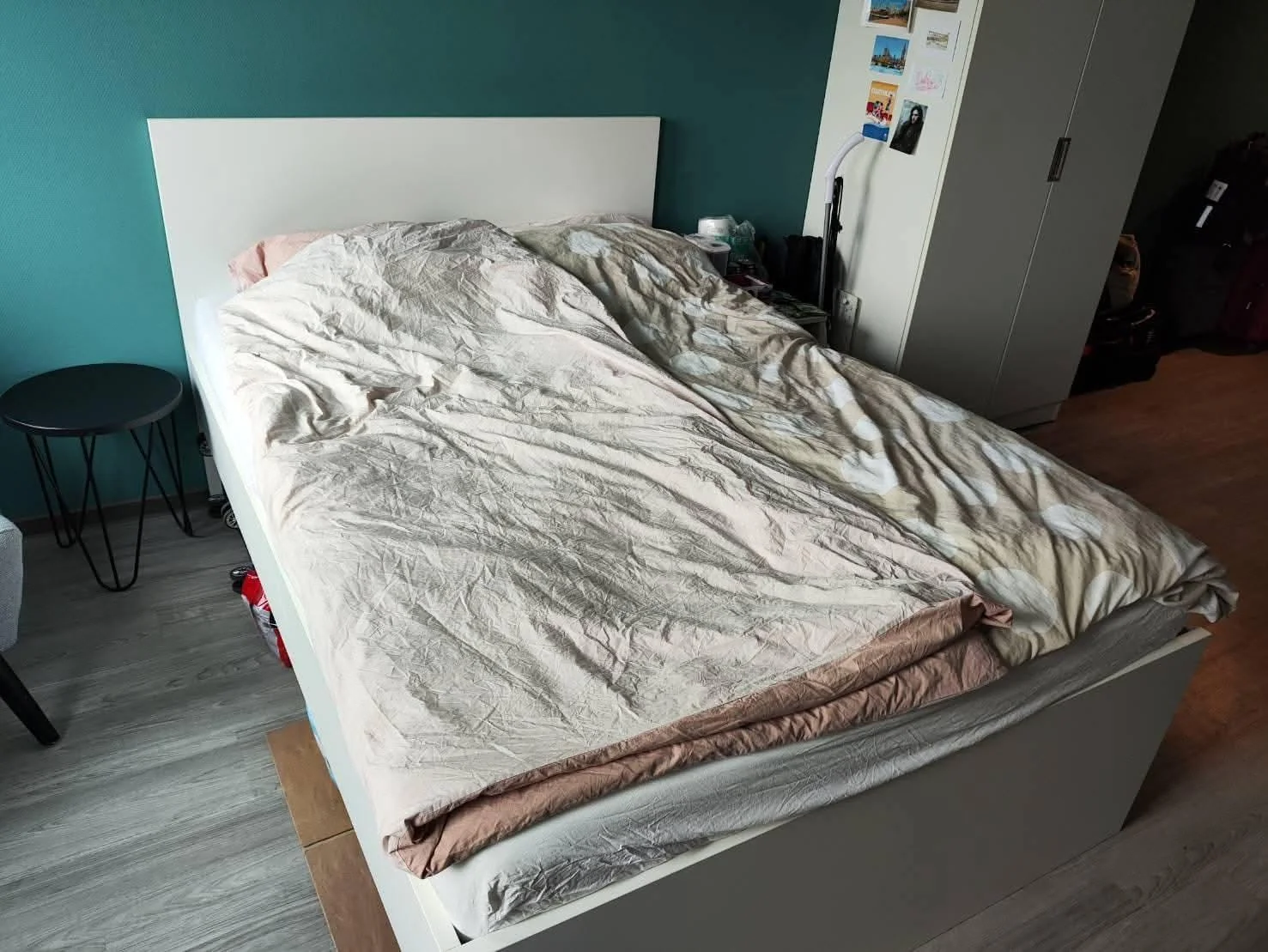 geblurde versie van de foto als achtergrond