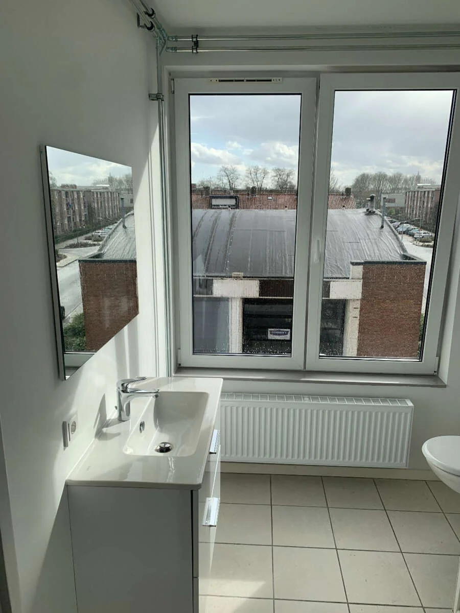 geblurde versie van de foto als achtergrond