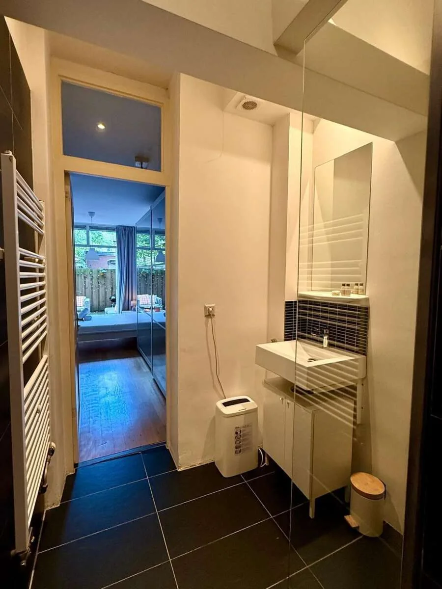 geblurde versie van de foto als achtergrond