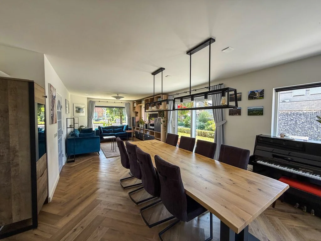 geblurde versie van de foto als achtergrond