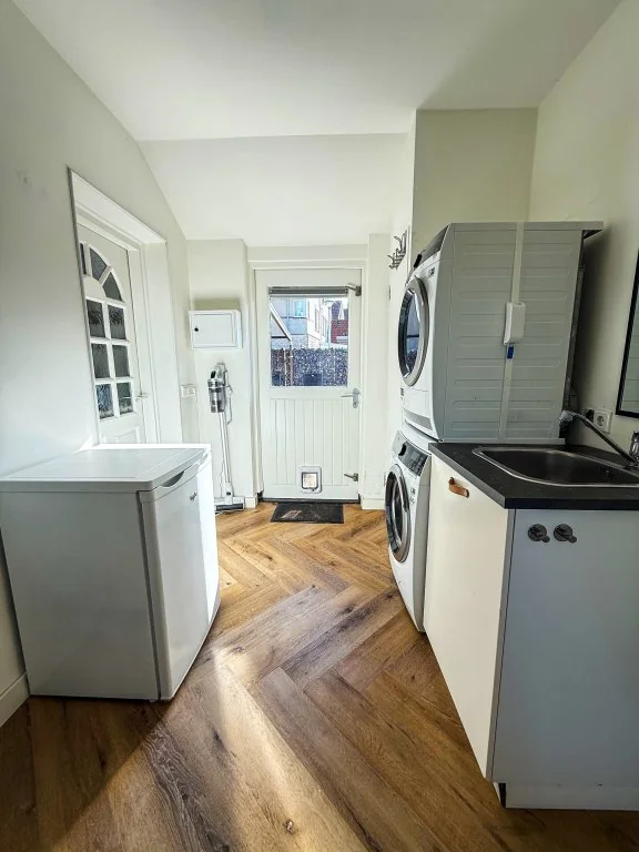 geblurde versie van de foto als achtergrond