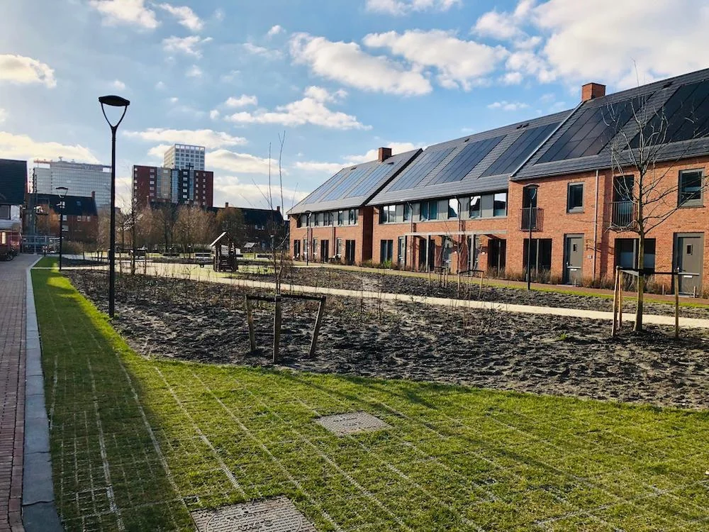 geblurde versie van de foto als achtergrond