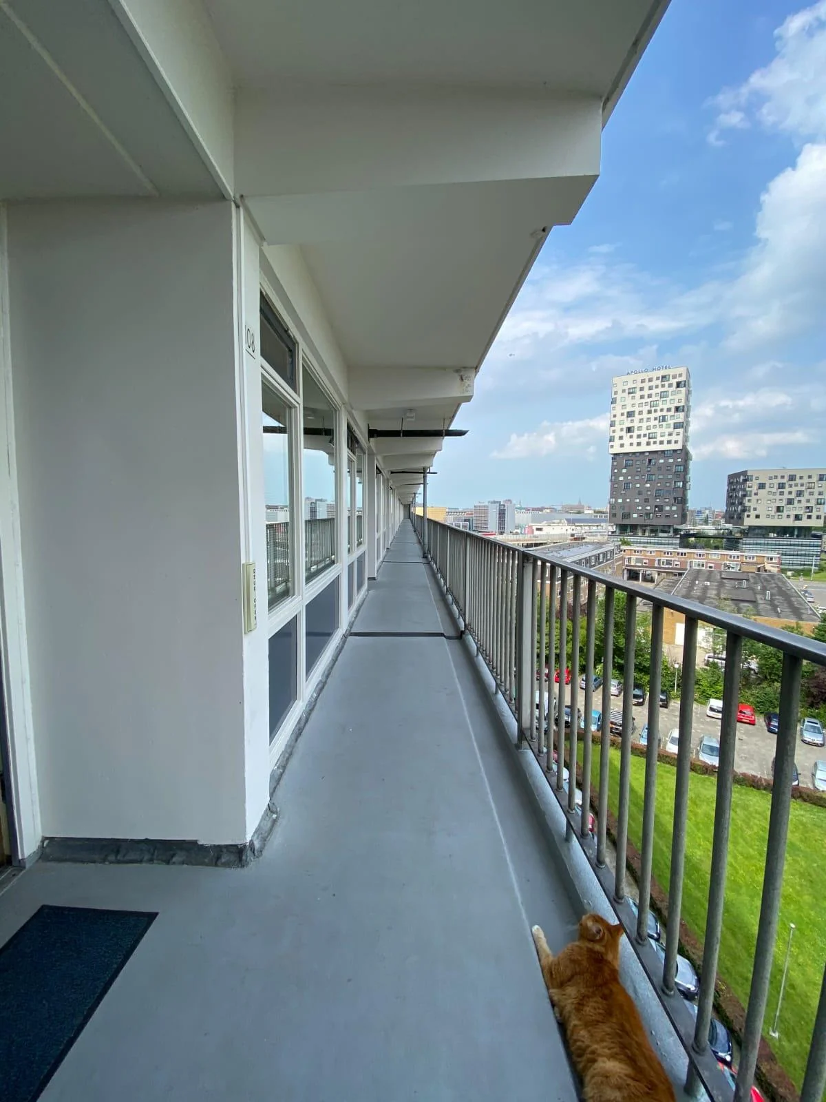 geblurde versie van de foto als achtergrond