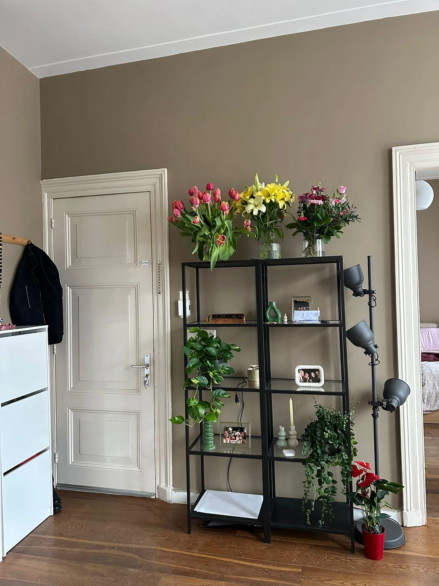 geblurde versie van de foto als achtergrond