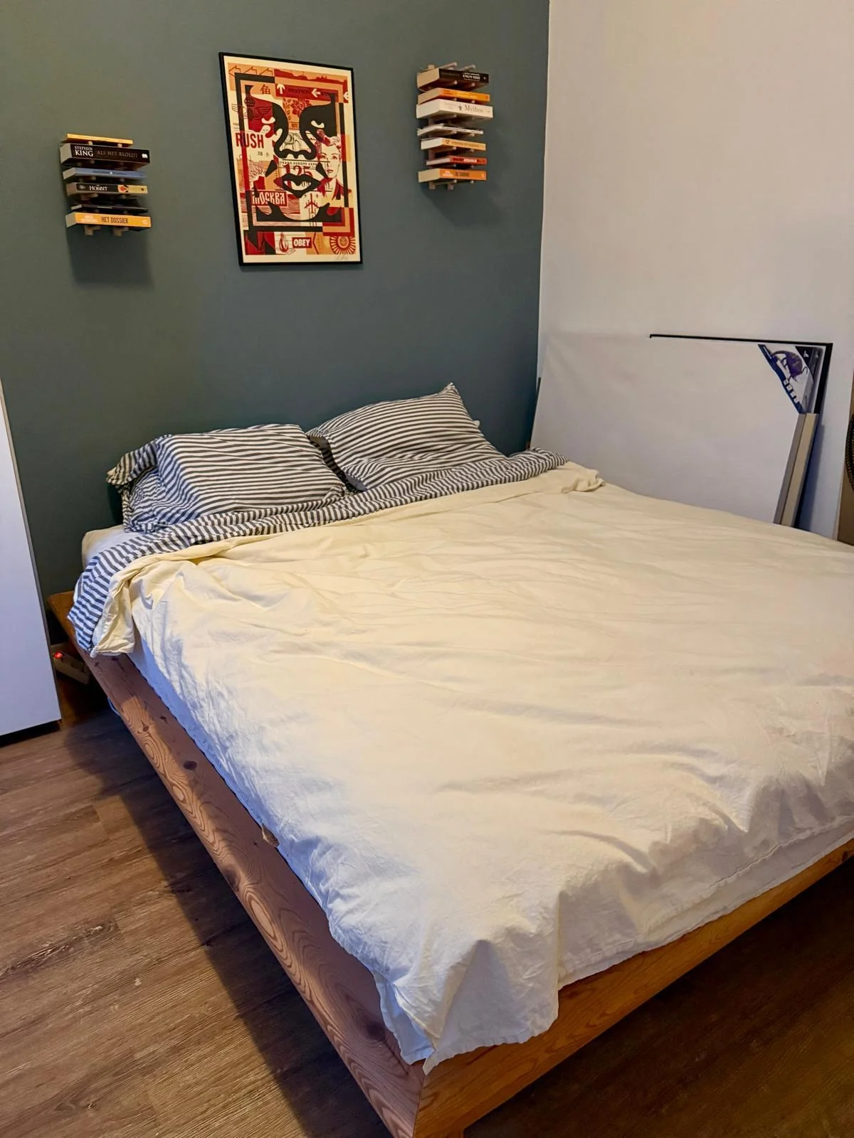 geblurde versie van de foto als achtergrond